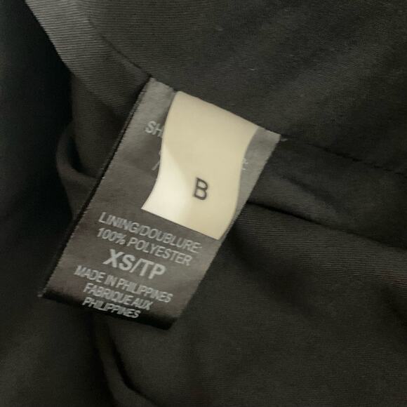 Tahari Black Crushed Silk Velvet Romantic Luxury Fitted Blazer Jacket sz xs - Picture 9 of 10